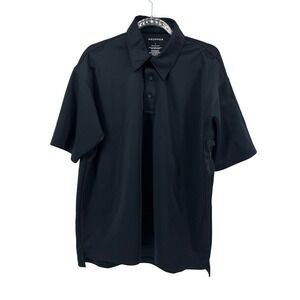 Propper Mens Tactical Polo Shirt Black Large Short Sleeve Performance Utility